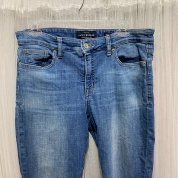 LUCKY BRAND | Blue Mid Rise Ava Skinny Jeans | Size 12/31 - Picture 2 of 12
